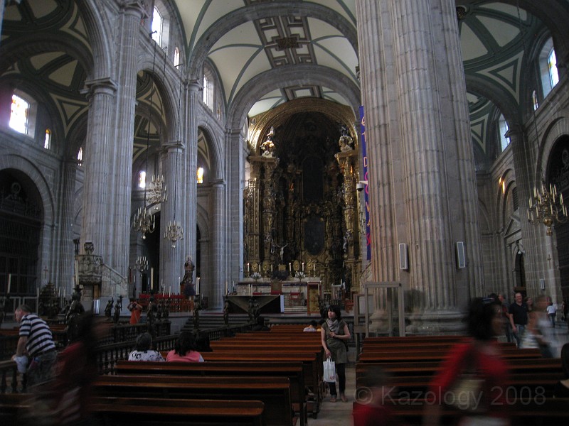 Mexico Pyramids - Mexico City 2009 1380.jpg - A trip to the Teotihuacan area of Mexico to visit the pyramids. A vast complex and a great climb to the top. This was followed by lunch in a cave, then a visit to the historical center of Mexico City. March 2009.